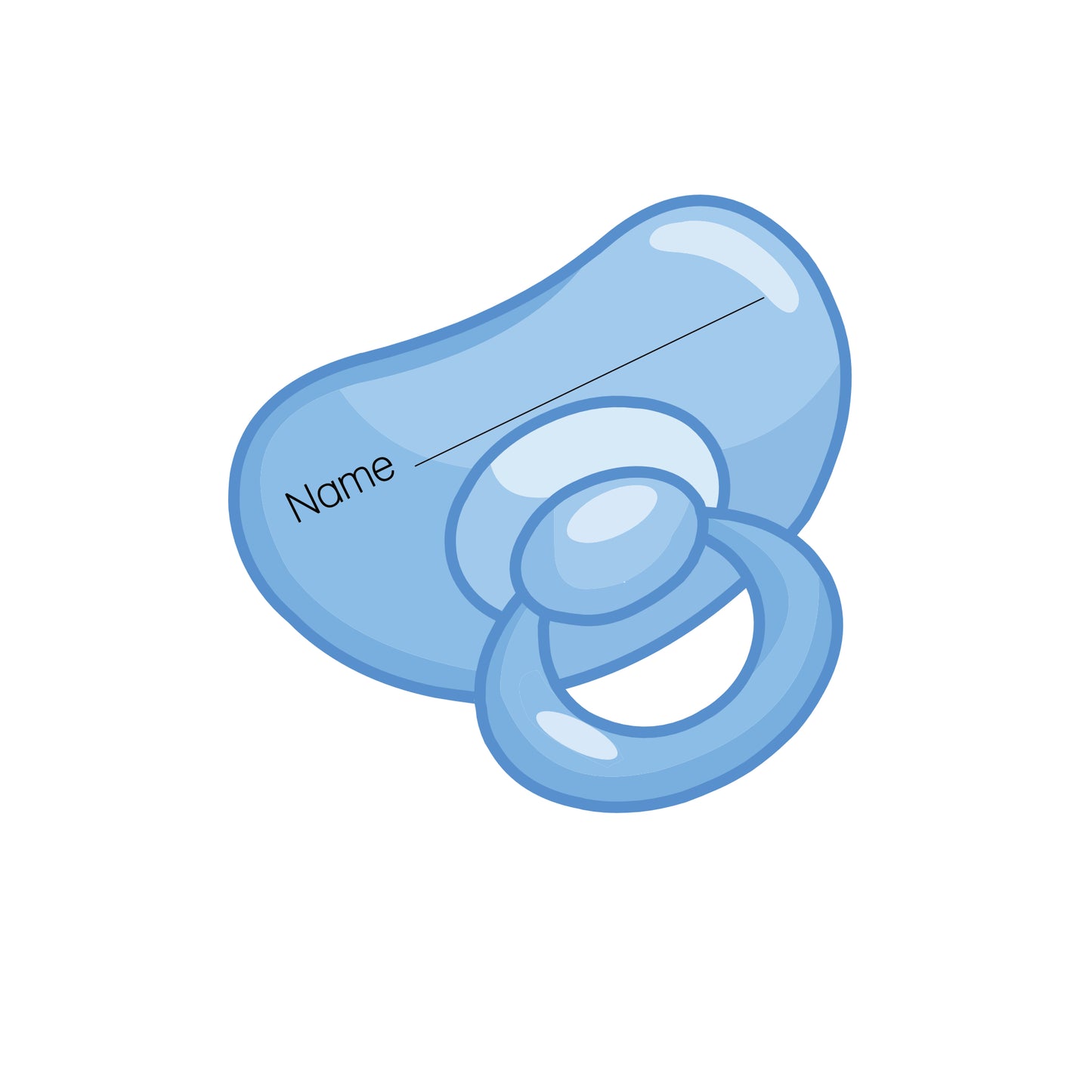 Dummy Stickers - Blue and Pink