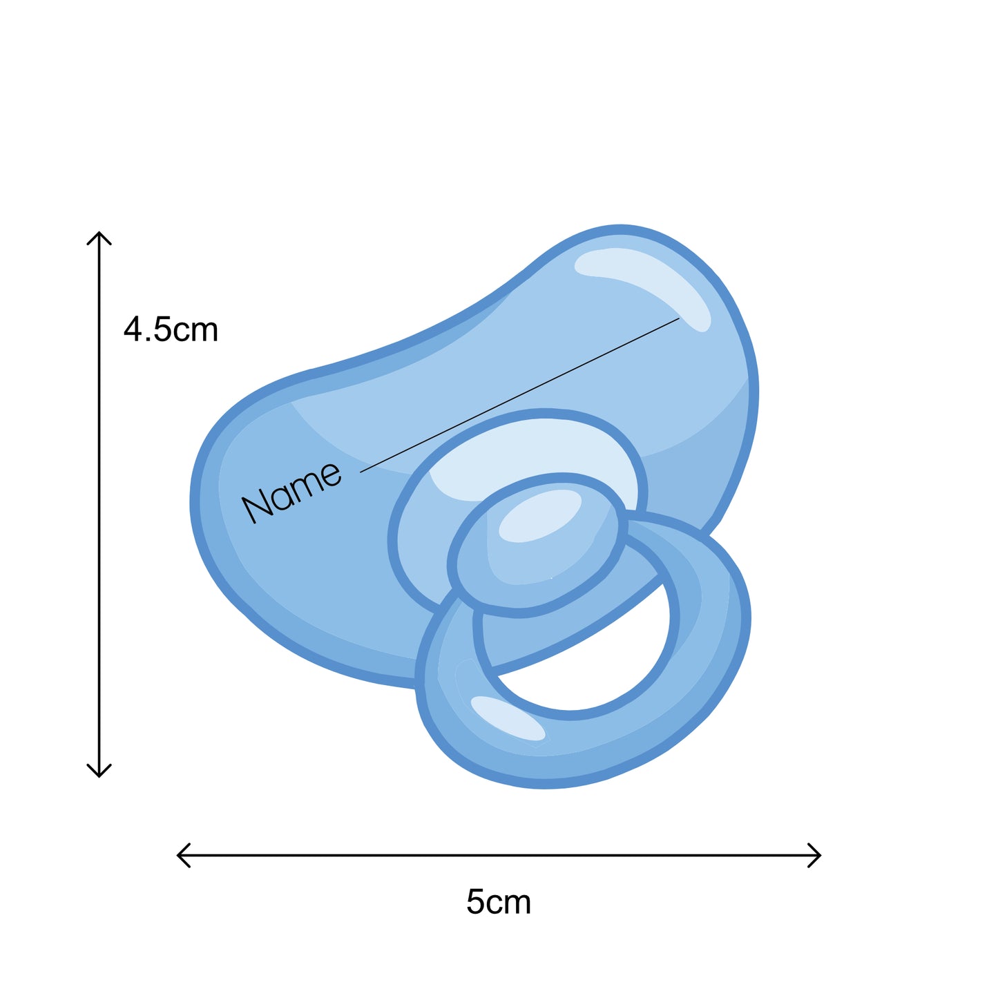 Dummy Stickers - Blue