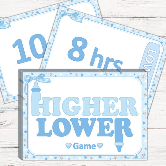 **NEW IN** Higher or Lower Game - Uk Baby Shower Co ltd