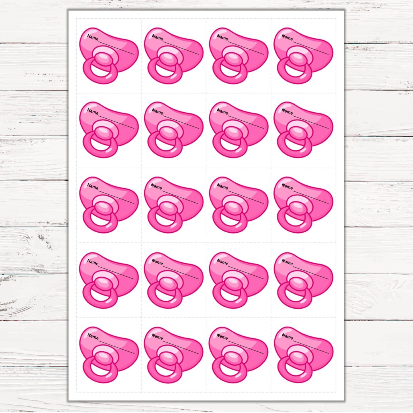 Pin the Dummy Game NEW - Uk Baby Shower Co ltd