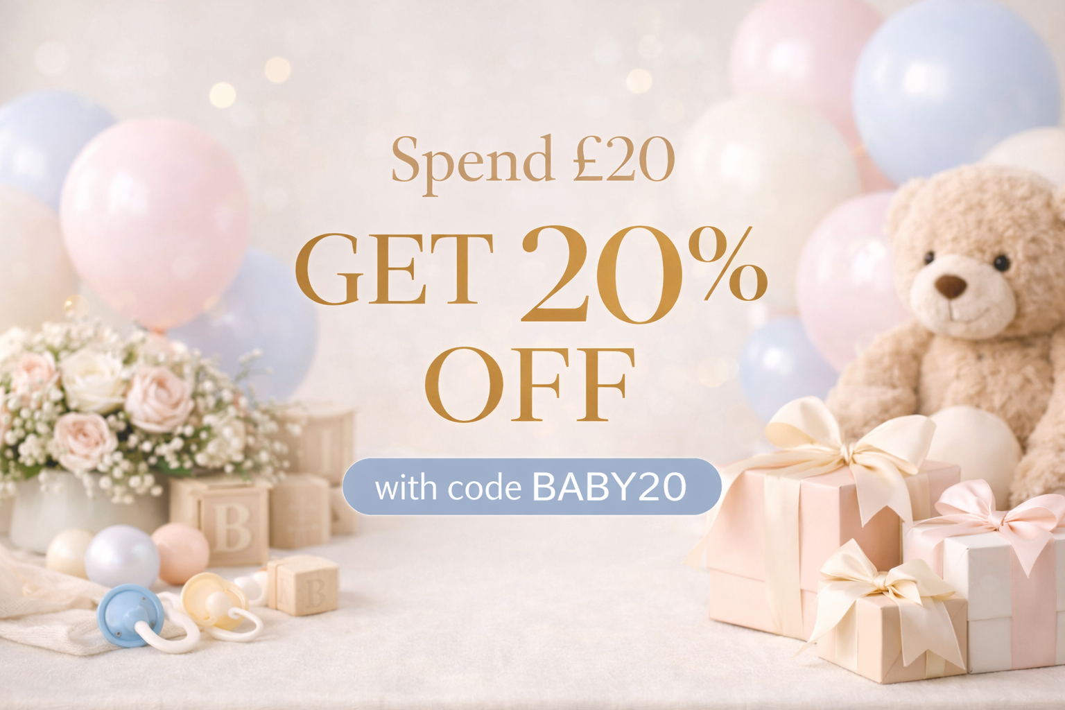 Celebrate the Little Moments – Enjoy 20% Off with BABY20