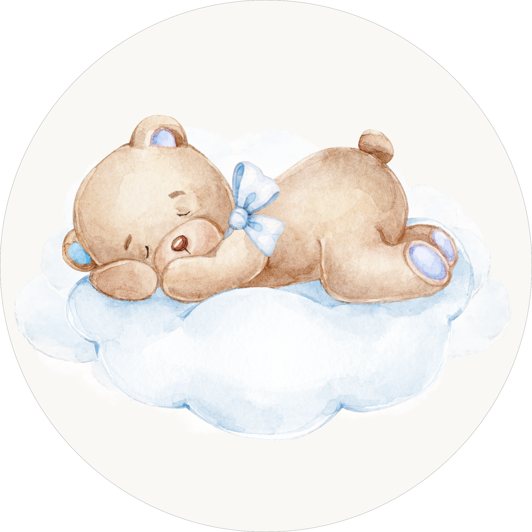 Blue Teddy Bear Baby Shower Games & Keepsakes