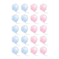 Balloon Stickers - Blue and Pink