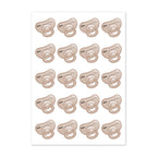 Dummy Stickers - Beige