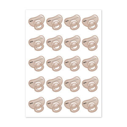 Dummy Stickers - Beige