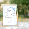 Baby Shower Game Guess the Sweet Mess Game In Pretty Blue Bow Theme for Baby Boys
