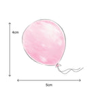 Balloon Stickers - Blue and Pink
