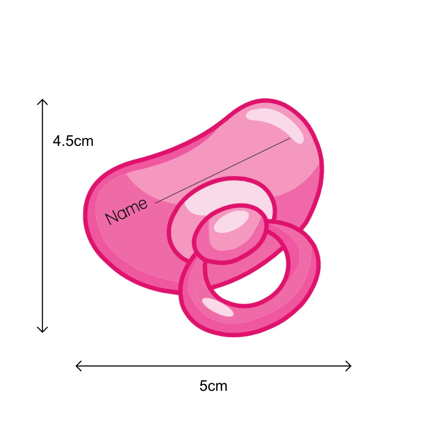 Dummy Stickers - Pink
