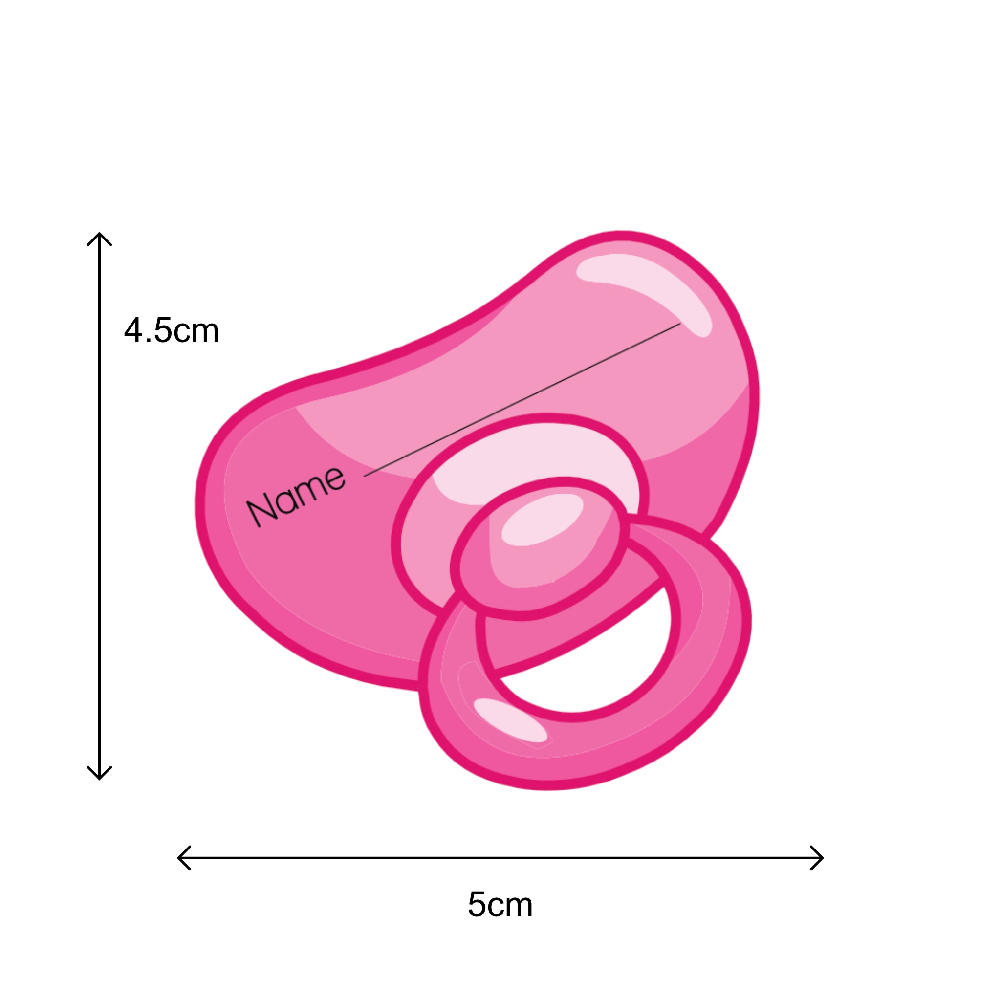 Dummy Stickers - Pink