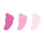 Foot Print Stickers - Pink