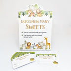 Safari Guess the Sweet Baby Shower Game