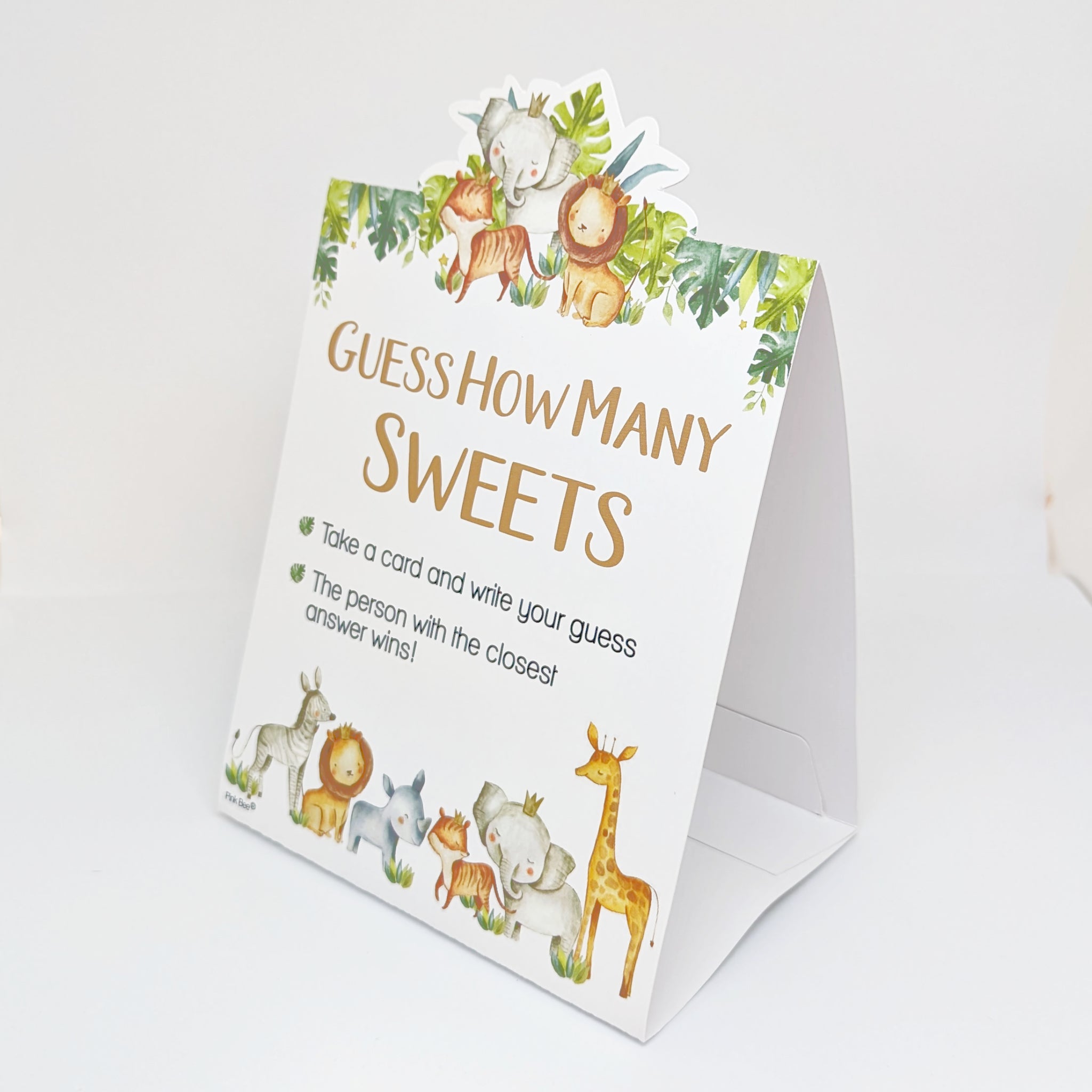 Safari Guess the Sweet Baby Shower Game