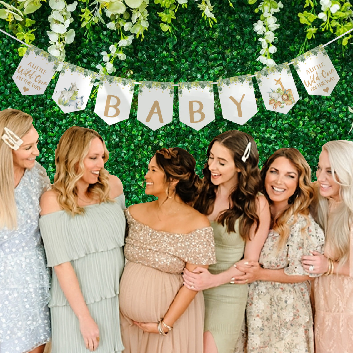 Safari Themed BABY Flag Banner