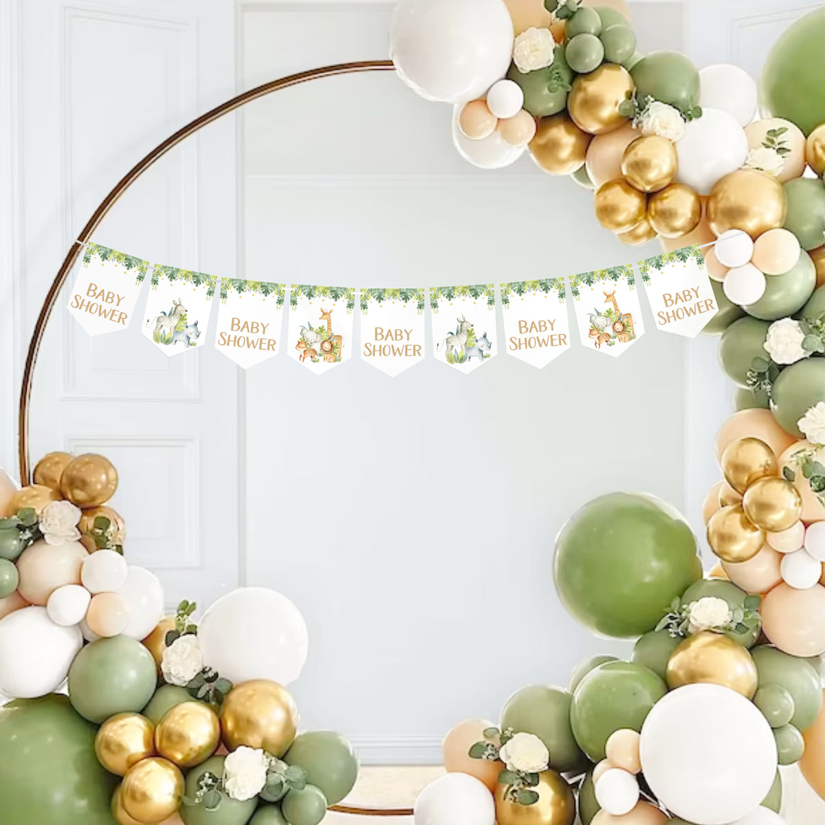 Baby Shower Banner in Safari Theme
