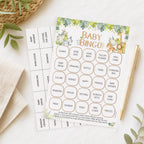 Baby Safari Bingo Game