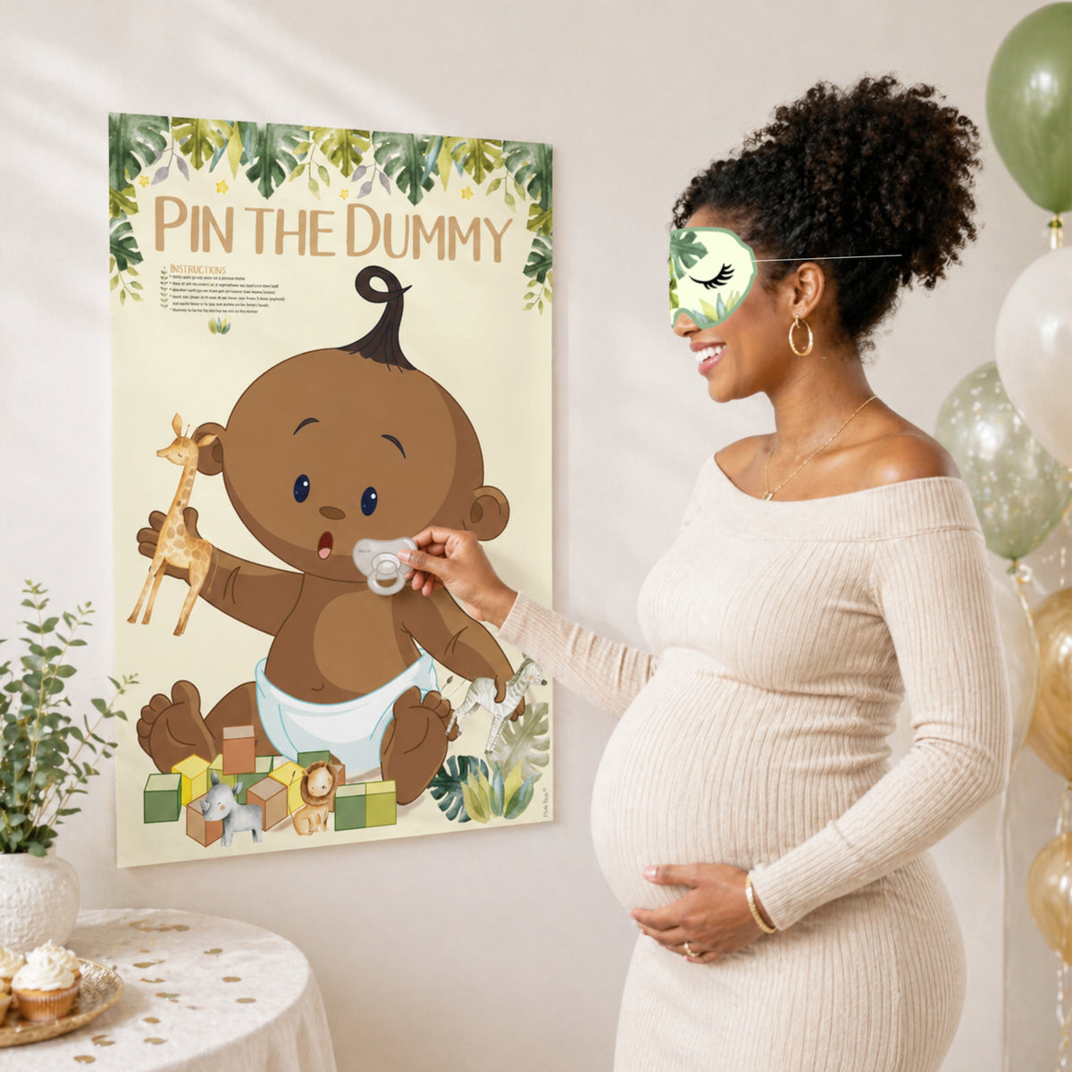 Safari Pin the Dummy Game ethnic