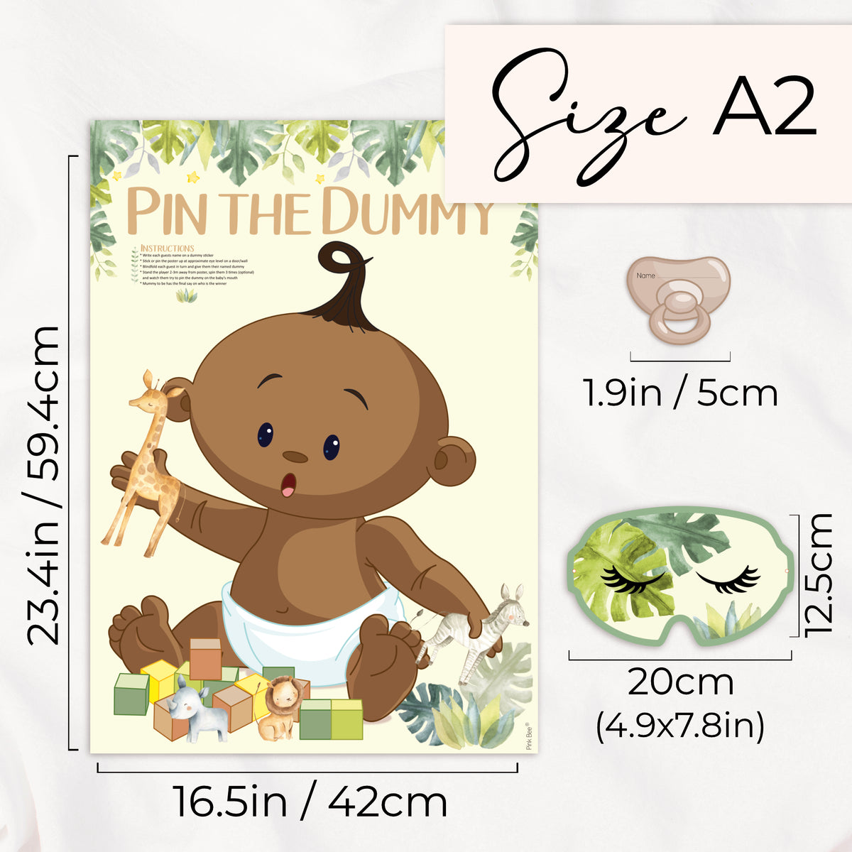 Safari Pin the Dummy Game ethnic
