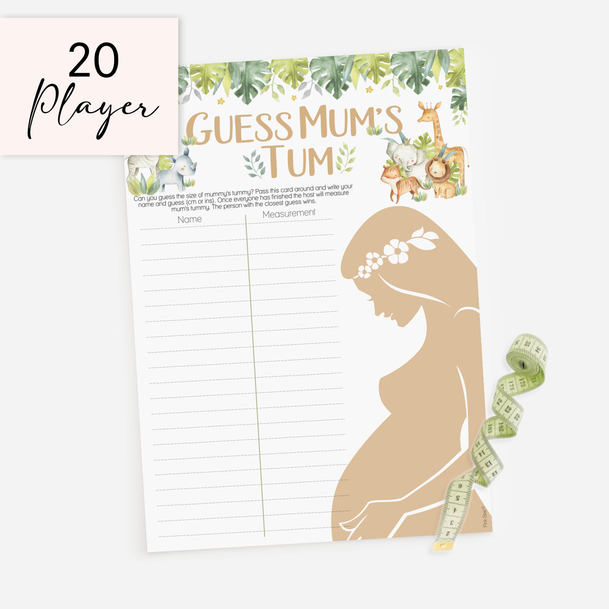 Baby Safari Guess Mums Tum Game