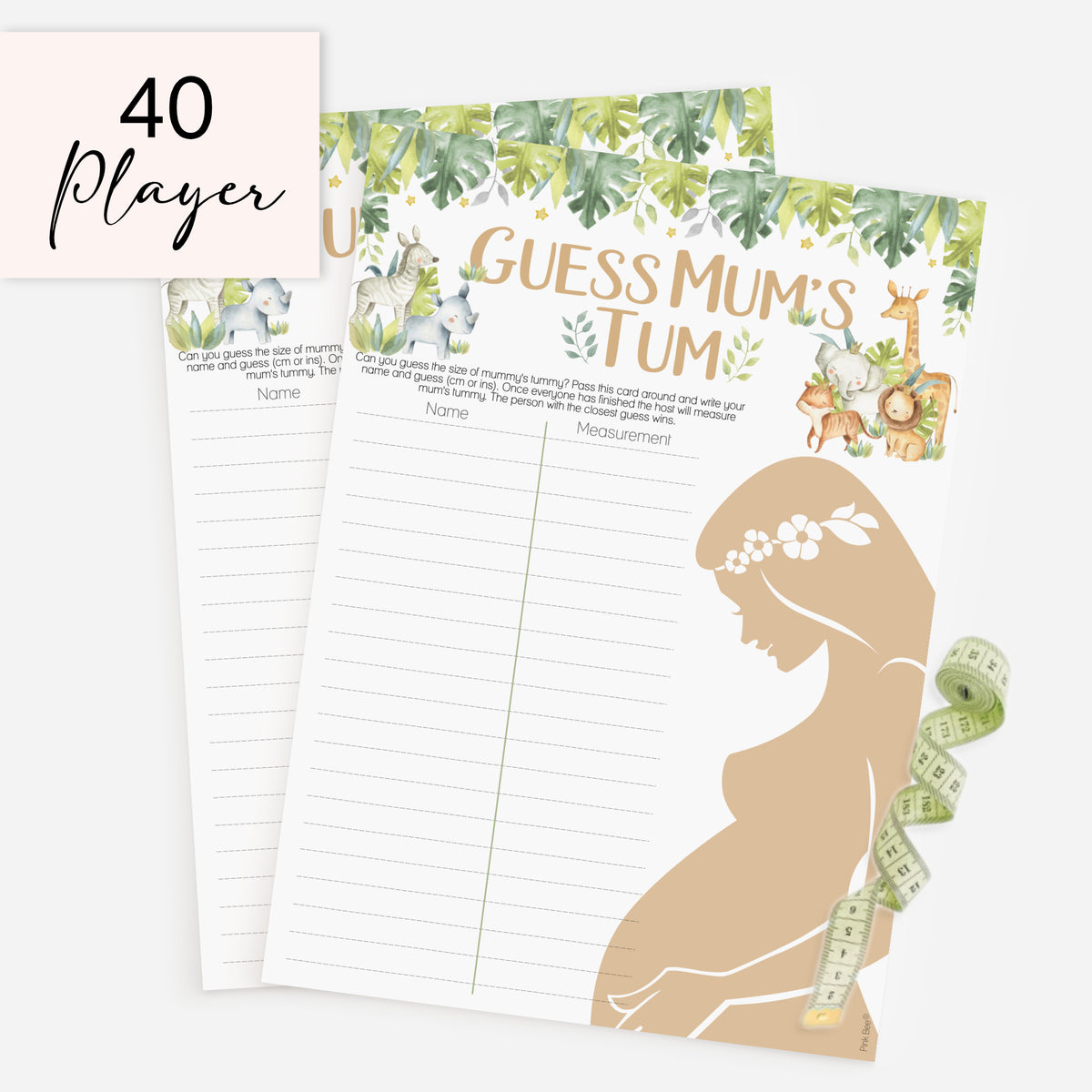 Baby Safari Guess Mums Tum Game