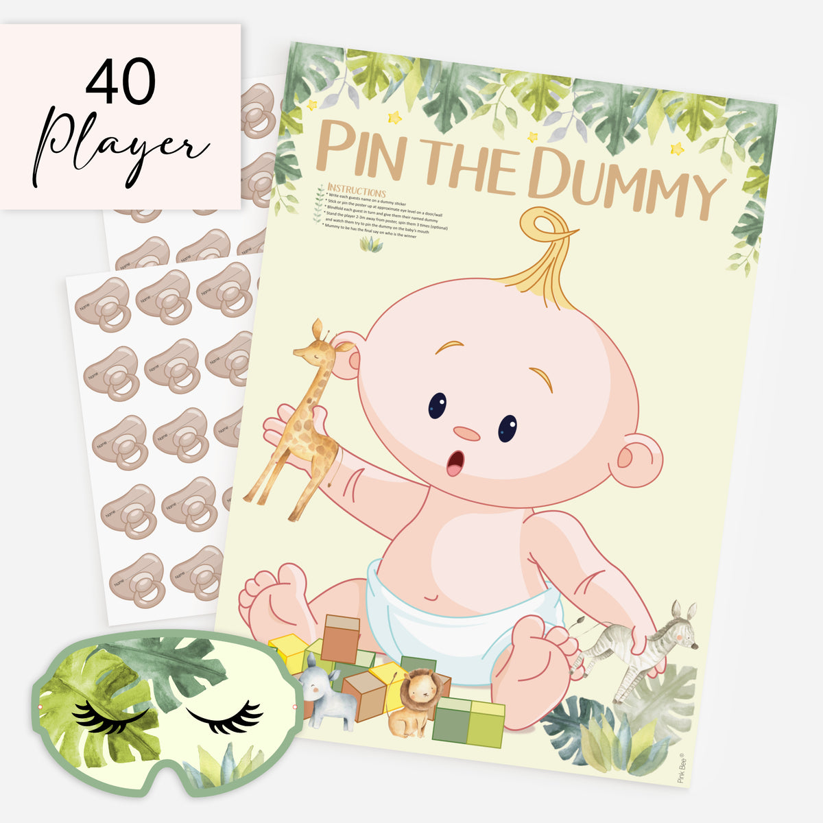 Safari Pin the Dummy Game