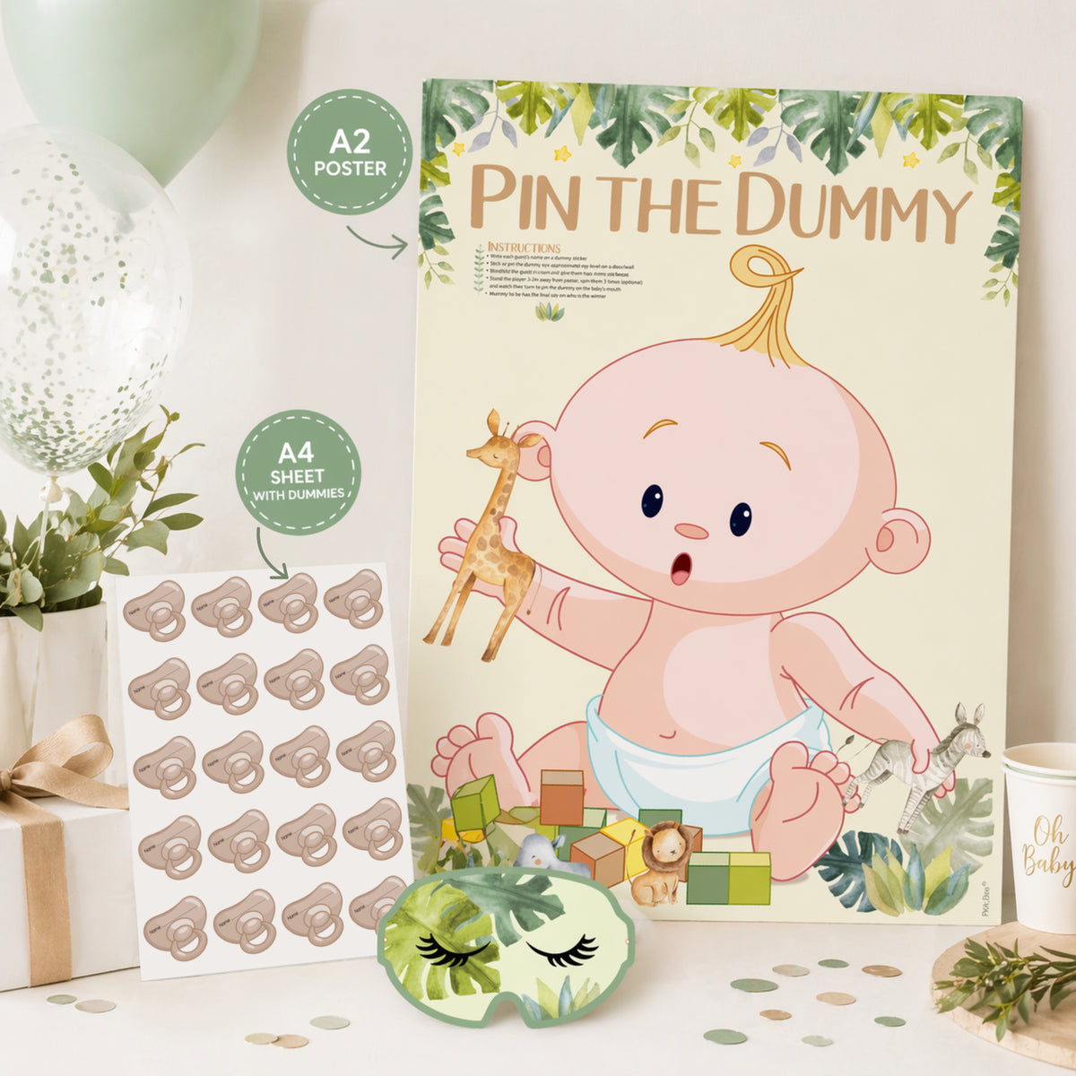 Safari Pin the Dummy Game