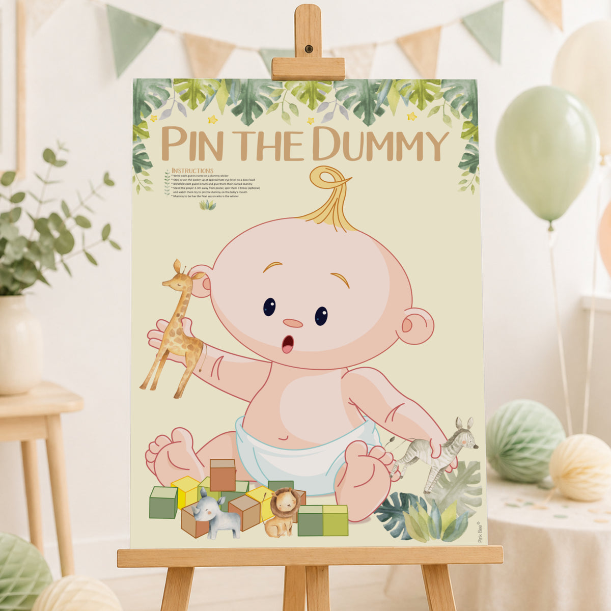 Safari Pin the Dummy Game