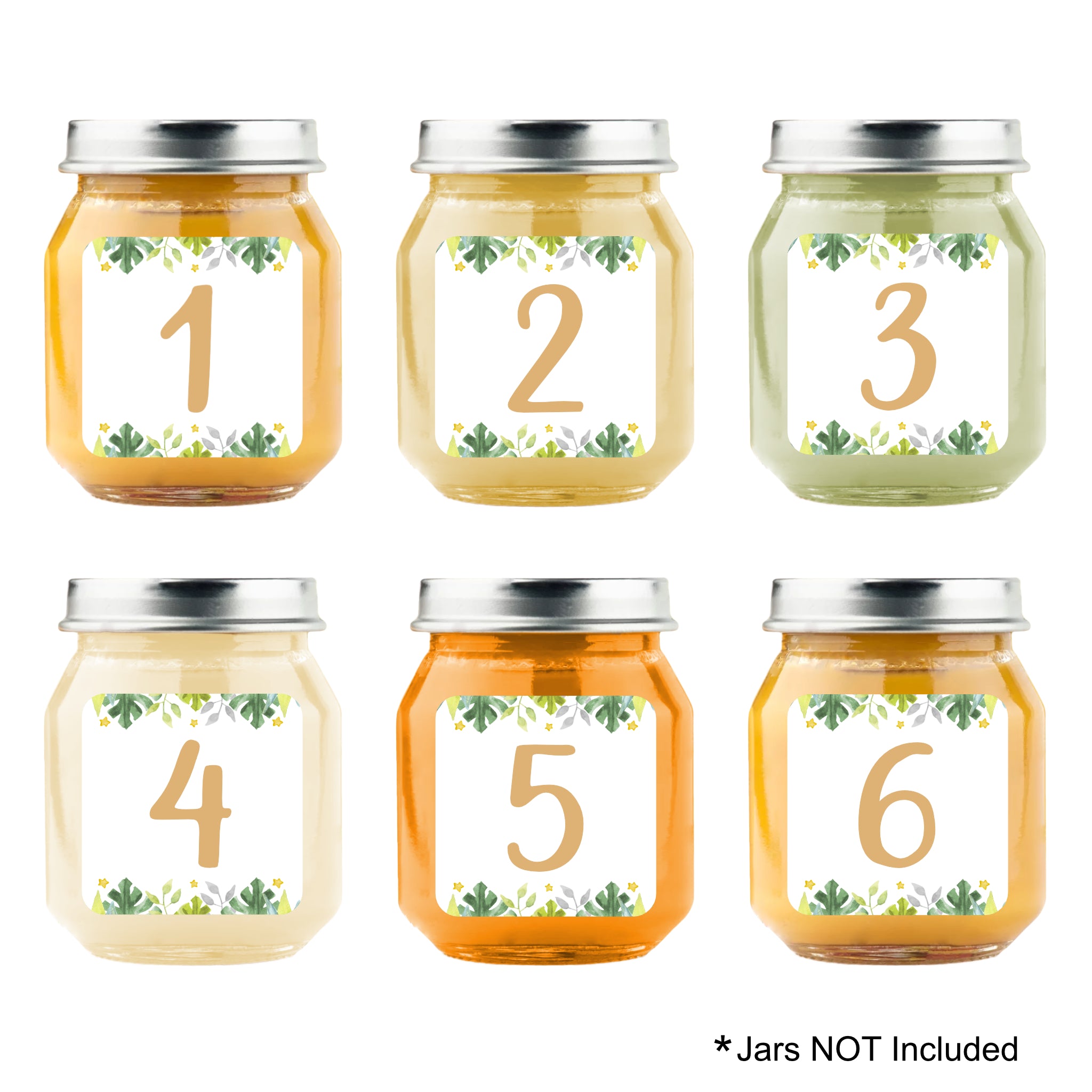 Safari Themed Guess the Baby Food Game