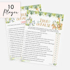 Baby Safari True or False Game