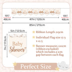 Teddy 'Baby Shower' Flag Banner