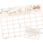 Teddy Bear Guess the Date Baby Shower Activity