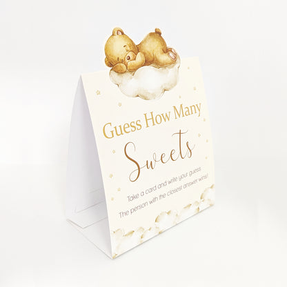 Teddy Guess the Sweet Baby Shower Game