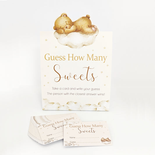 Teddy Guess the Sweet Game