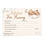 Teddy Advice Cards Keepsake