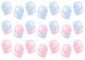 Double Balloon Stickers - Blue and Pink