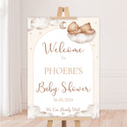 Personalised Teddy Bear Welcome Sign for Baby Showers