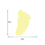 Foot Print Stickers - Pastel
