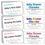 Baby Shower Charades Game Pink,[product type] - Baby Showers and More