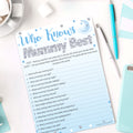Blue Moon and Stars Who Knows Mummy Best Game