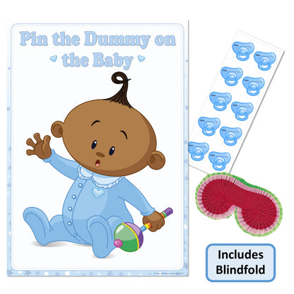 Ethnic Pin the Dummy Game - Where's My Dummy - Uk Baby Shower Co ltd
