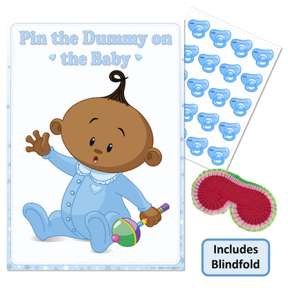 Ethnic Pin the Dummy Game - Where's My Dummy - Uk Baby Shower Co ltd