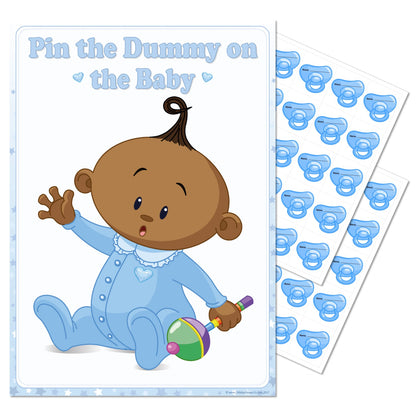 Ethnic Pin the Dummy Game - Where's My Dummy - Uk Baby Shower Co ltd