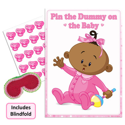 Ethnic Pin the Dummy Game - Where's My Dummy - Uk Baby Shower Co ltd