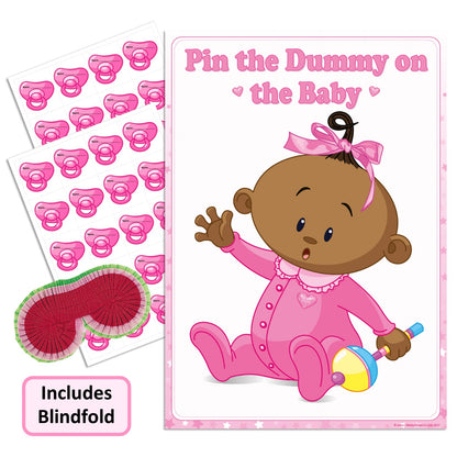 Ethnic Pin the Dummy Game - Where's My Dummy - Uk Baby Shower Co ltd
