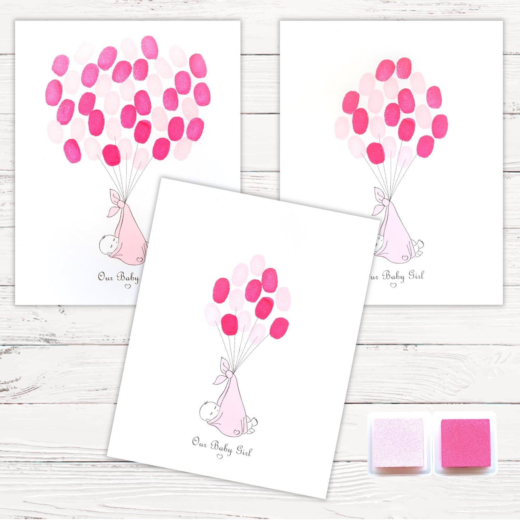 Fingerprint Keepsake Kit - 3 Colours,[product type] - Baby Showers and More