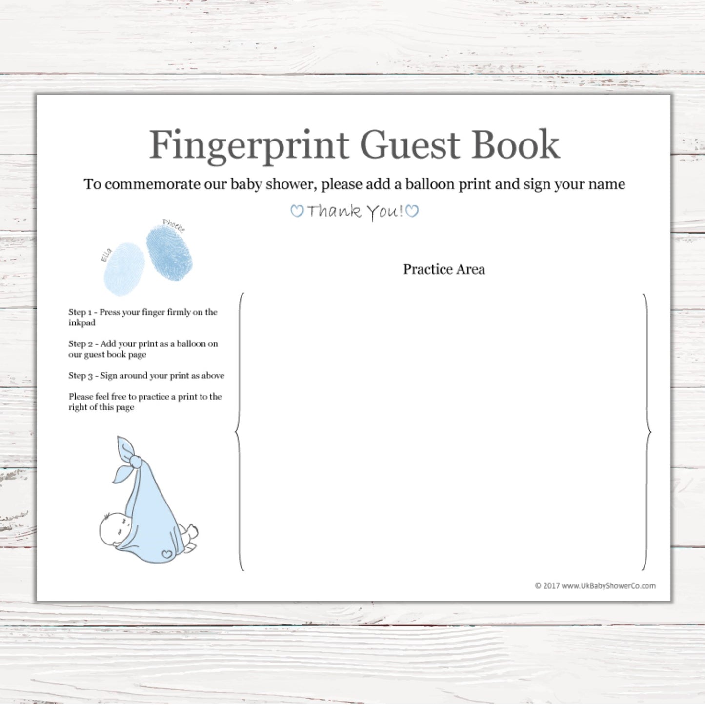 Fingerprint Keepsake Kit - 3 Colours,[product type] - Baby Showers and More