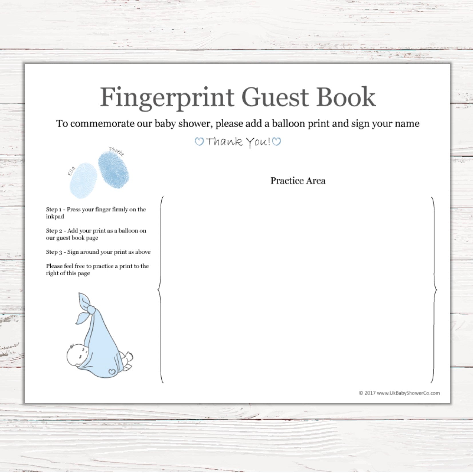 Fingerprint Keepsake Kit - 3 Colours,[product type] - Baby Showers and More