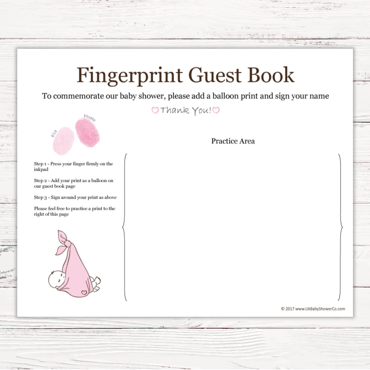 Fingerprint Keepsake Kit - 3 Colours,[product type] - Baby Showers and More