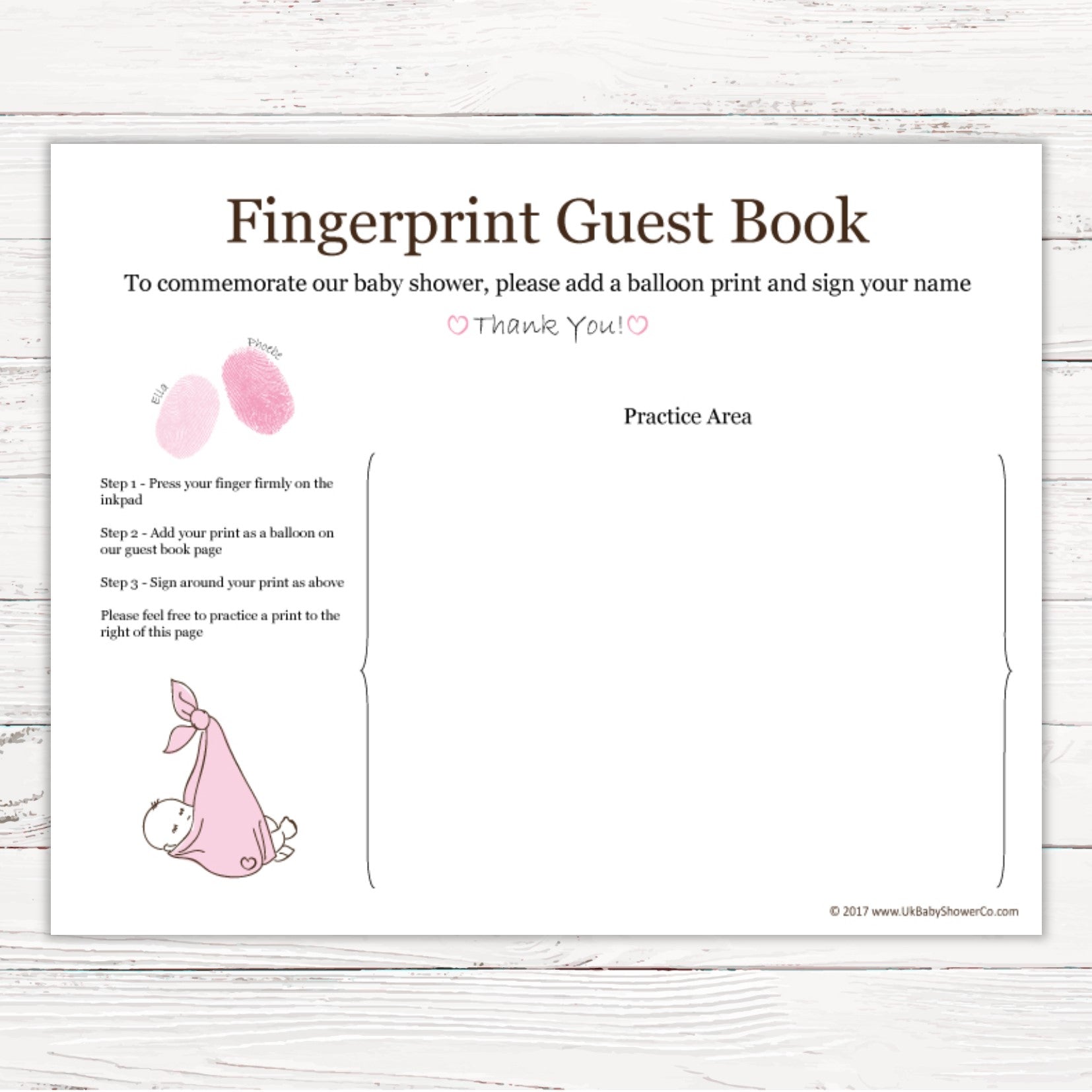 Fingerprint Keepsake Kit - 3 Colours,[product type] - Baby Showers and More