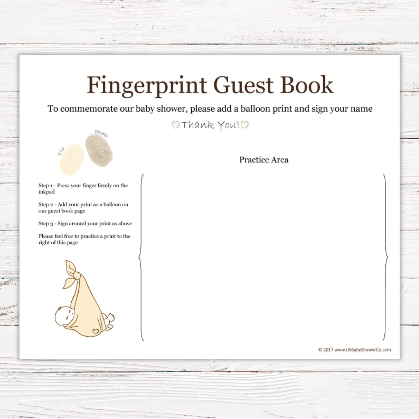 Fingerprint Keepsake Kit - 3 Colours,[product type] - Baby Showers and More