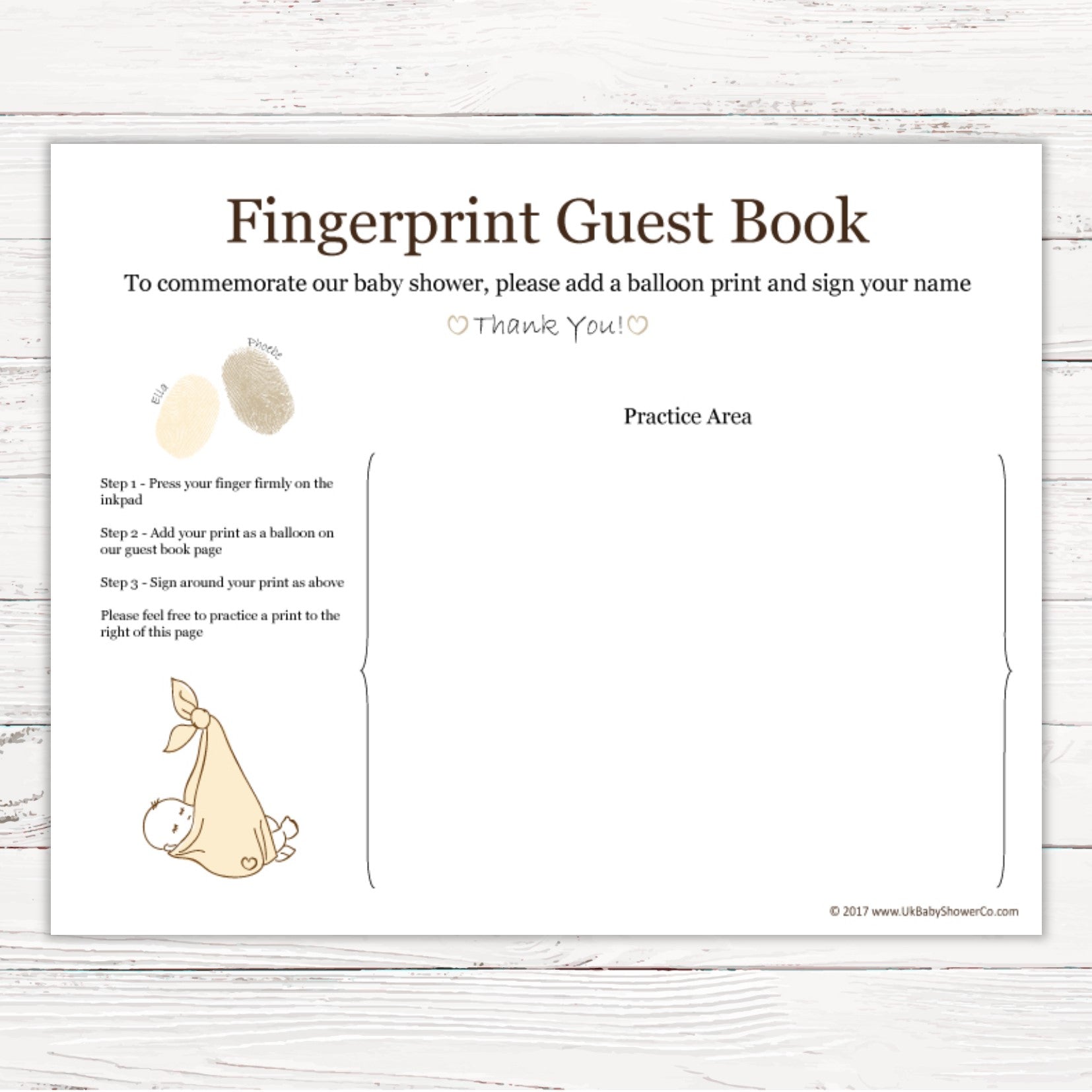 Fingerprint Keepsake Kit - 3 Colours,[product type] - Baby Showers and More